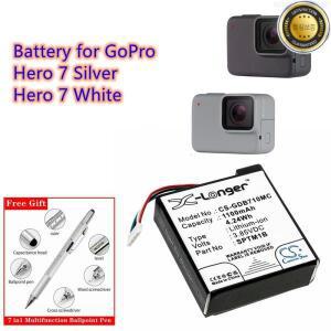 카메라 배터리 SPTM1B 고프로 히어로 7 실버 화이트 3.85V 1100mAh