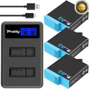 고프로 히어로 8 7 6 배터리 1680mAh 또는 LCD 듀얼 채널 충전기 용 액세서리