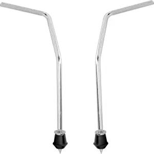 베이스 드럼 레그 내구성이 뛰어난 메탈 스퍼스 라이저 바닥 발 교체 세트 타마 슈퍼스타를 위한 강력한