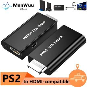 PS2-HDMI 호환 변환기 480i 576i Playstation2-HDMI 오디오 비디오 어댑터3.5mm 출력 포함