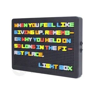 LED 픽셀 라이트 파티 메시지 보드 박스 DIY