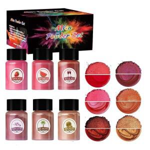 6색세트 진주 가루 색소 DIY 에폭시 수지 몰드 착색제 염료 보석 제작 액세서리