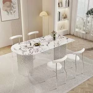 병원 상담책상 대리석 미팅룸 4인용 관공서 테이블