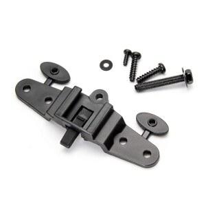 ViZ, 옴니 및 리플렉스 시리즈용 CATEYE 리어 랙 안전등 브래킷 u2013 자전거 라이트 마운트, 수평/수직 장착용 50 80mm 볼트 간격, 스냅 시스템 장착, 도심,