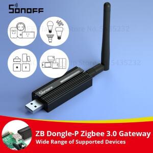 SONOFF ZB 동글-P 지그비 3.0 USB 동글 플러스 ZHA OR Zigbee2MQTT Sonoff Zigbee 시리즈를 통한 범용 게이