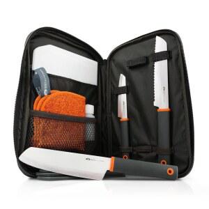 GSI 아웃도어 산토쿠 도마 키트 칼집 소형 셰프 병 케이스 캠핑 나이프 여행용 세트 비누 6피스