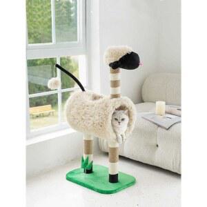 고양이숨숨집 인테리어 실내 동굴하우스 야옹이 강아지 의자 쉼터 스툴 침대 이층 용품