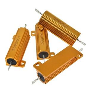 알루미늄 파워 금속 쉘 저항기 RX24 50W 62 75 80 91 100 120 150 200 220 250 300 330 400 470 500 510 60