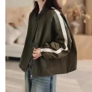 타노스캐주얼 여사친 데일리룩 재킷 가죽 코트 차이나 KUK1