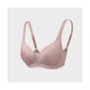 매장정품 - 푸마 PUMA BODYWEAR 컴포트 T-밴드 브라 핑크베이지 PMFBDBN92_MSS 301263