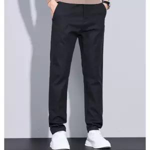 윈터솔져 팬츠 블랙 남자 면 캐주얼 가을 면린넨 비즈니스 봄가을 정장 데일리룩 일자 슬림 KUK3