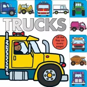 Lift-the-Flap Tab: Trucks: An interactive board book for little fans of trucks 288994