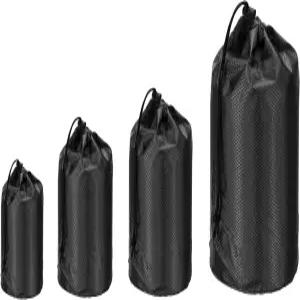 파티킬 스터프 자루 4x7/5x10/6x13 4개 방수 야외 보관 휴대용 드로스트링 먼지 플랩 가방 캠핑 하이킹