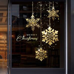 크리스마스 트리 유리 시트지 창문 벽면 장식 스티커