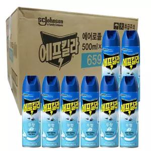 에프킬라 무향 에어졸 500ml x 24개 1박스 모기약 파리약 살충제