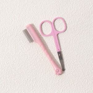 반려동물 얼굴 세척 빗 세트 눈물 얼룩 제거 눈동자똥 고양이 발 강아지 털 복구 가위 용품