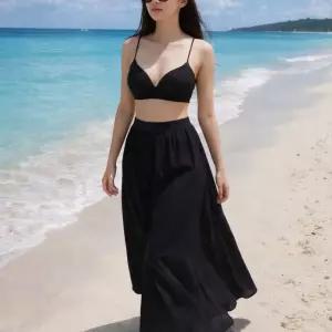 여성 백리스 브라탑 캡내장 인너웨어 바캉스 해변 휴양지룩 패션 속옷