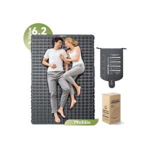 6.2 R밸류의 하이켄츄어 수면 수 캠핑 야외용 매트 초경량 내내 배낭여행 매트리스 패드 하이킹 컴팩트 단열 사계절 사용할