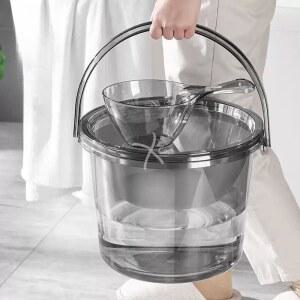 대야 얼굴 바케스 투명 욕실 청소 바가지 다라이 물통 목욕