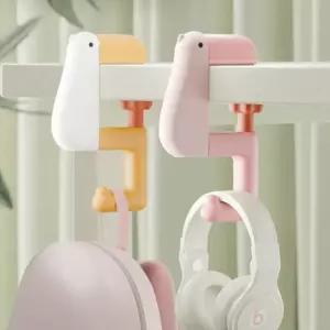 오리 무타공 휴대용 테이블 책상 가방 걸이 고정 후크 02오리걸이-핑크