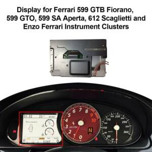 Ferrari 599 GTB Fiorano, SA Aperta, 612 Scaglietti 및 Enzo 계기판용 TFT LCD 컬러 디스플레이