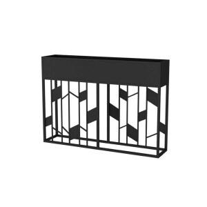 플랜트박스 파티션 분리 조경인테리어 공간분리 검정 80x25x85cm 철제