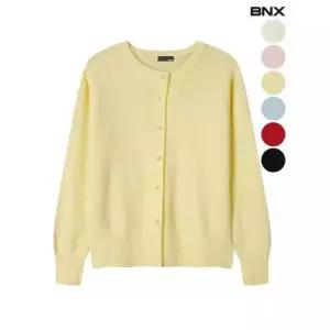 BNX여성 소프트 진주 단추 가디건_P414093082 989173