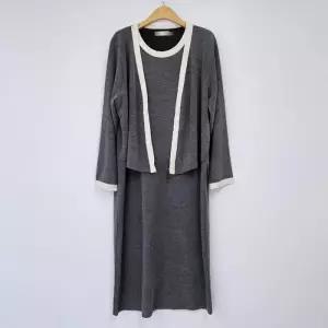 아이우먼 라이니배색가디건원피스 NBS869M410 빅사이즈 (21563344A)