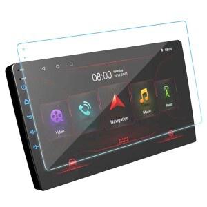 Tbest 내비게이션 스크린 프로텍터 눈부심 방지 지문 중앙 제어 강화 필름(9인치)