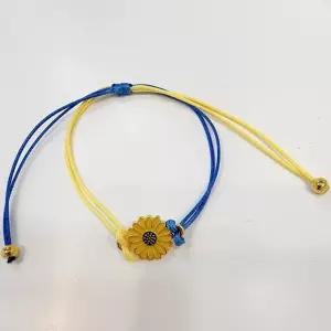 해바라기 팔찌 발찌 길이조절 컬러풀 우정 커플 행운 악세사리