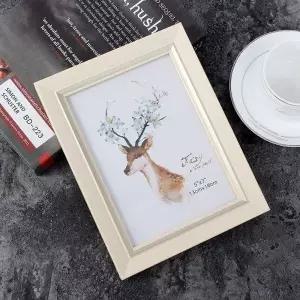 모던프레임 사진 액자 5x7 베이지 웨딩 돌사진액자_19130171_667501