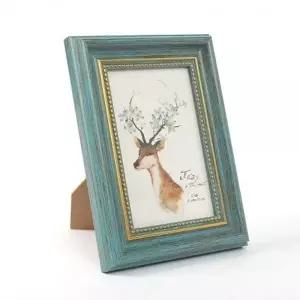 사진액자 블루그린 4x6 액자프레임 돌사진액자_19132285_667501