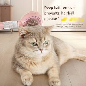 고양이 브러시 애완 동물 스팀 제모 개  김이 나는 스프레이 마사지 빗 손질 흘리기 도구
