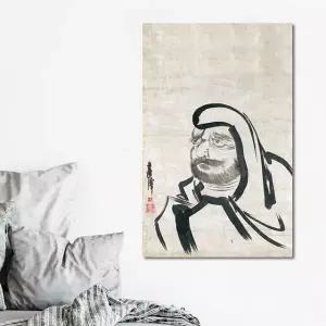 [아도라하우스]캔버스액자 김명국 달마도 D타입 35x55cm