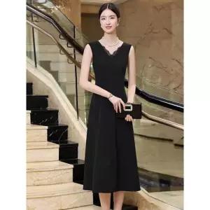 EAMT 원피스 스커트 오피스룩 여자 그린 롱 민소매 나시 춘추 작업복 YJ3