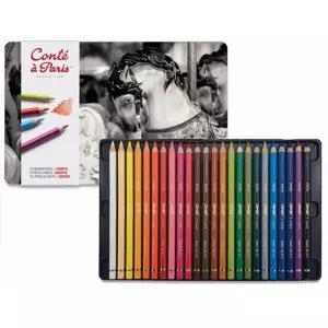 콘테 연필파스텔 24색/목탄/연필/고급/낱/색/드로잉/미술/미술스케칭/색연필/파스텔/샤프/콘테심/스케치