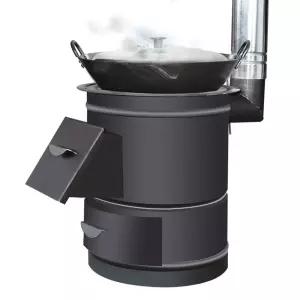 농촌 다용도 가마솥 장작 난로 소각로 대형 펜션 화덕