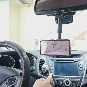 360도 각도조절 차량용 룸미러거치대 핸드폰 거치대/자전거/거치대/스마트폰/핸드폰/삼각대/차량/휴대폰