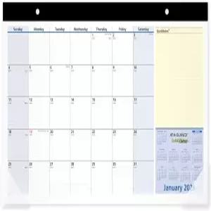 AT-A-GLANCE 2026 데스크 캘린더 월간 패드 18인치 x 11인치 컴팩트 퀵노트(SK7100026)