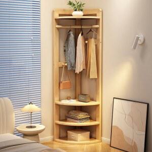 행거 원목 2단 커버형 네츄럴 러샵 의류 선반 자취방 나무 매장 파티션 실내