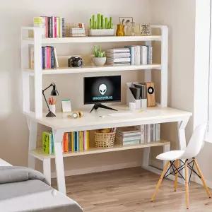 책상 중학생 대학생 테이블 컴퓨터 데스크 서재 거실 책장