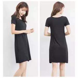 데일리 봄원피스 면 원피스 여름 반팔 여름원피스 치_19861676_667501