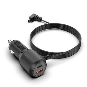 가민 누비 GPS용 VHBW 차량 충전기, 미니 USB 충전기 듀얼 포트, GPS RV용 충전 케이블, 주모, eTrex, 드라이브스마트 시리즈, 블랙