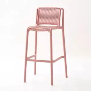 플라스틱 바의자 홈바 아일랜드 식탁의자 등받이 디자인 스툴