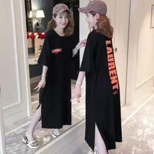 S15620/박스핏 등레터링 면반팔롱원피스/면원피스/Big_19870736_667501