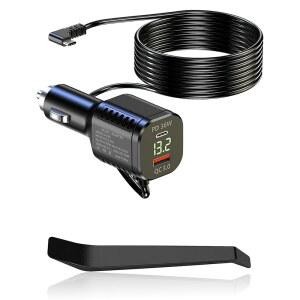 대시캠 충전기 USB 타입 C 자동차 전원 충전 케이블 코드 하드와이어 키트 12-24V ~ 5V / 3A PD 36W QC3.0 고속 충전, 교체, GPS 내비게이션, DVR, 레이더, 휴대폰, 카메라