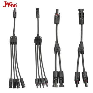 1쌍  광 커넥터 전지 패널 케이블 분기 mc4-Y 야외 IP67 방수 남성과 여성 1000V30A