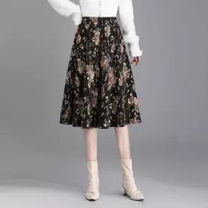 앤트맨 스커트 롱 A라인 플리츠스커트 여성치마 OPH3