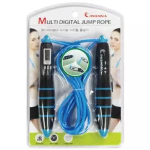 다기능 디지털 카운트 횟수 알람 타이머 유산소 전신 운동 기구 고무 와이어 줄넘기 다이어트
