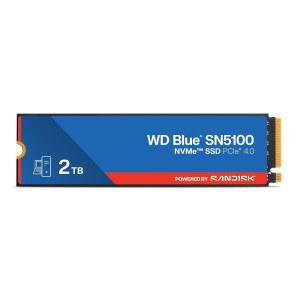WD Blue SN5100 2TB NVMe 내장 - PC/노트북용 4.0, 솔리드 M.2 드라이브 스테이트 WDS200T5B0E 읽기 최대 2280, PCIe 7,100MB/s, 스토리지 SSD 속도 업그레이드 Gen